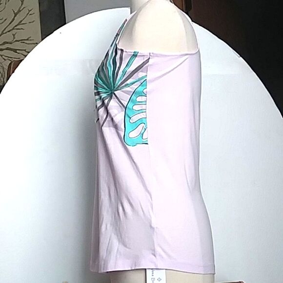 Vera Bradley Tank Top Women's Sunny Vibes Rain Forest Canopy Tropical NEW Small - Picture 3 of 12